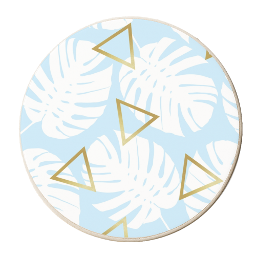 Tropical and golden - personalised beer coaster by Vitor Costa