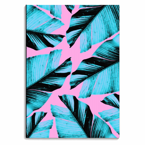 Tropical Banana Leaves Vibes #3 #foliage #decor #art - personalised A4, A5, A6 notebook by Anita Bella Jantz
