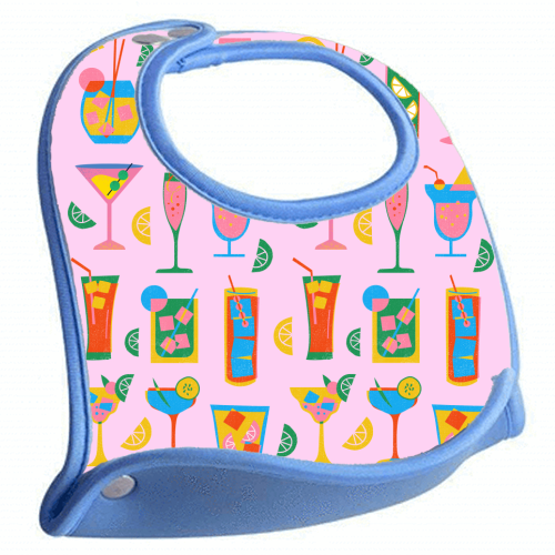 Tropical Cocktails - feeding bib by Lilly Rose