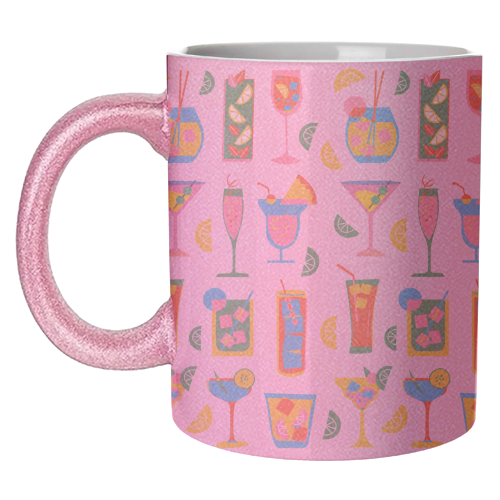 Tropical Cocktails - unique mug by Lilly Rose