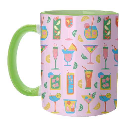 Tropical Cocktails - unique mug by Lilly Rose