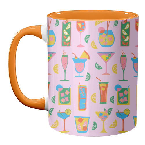 Tropical Cocktails - unique mug by Lilly Rose