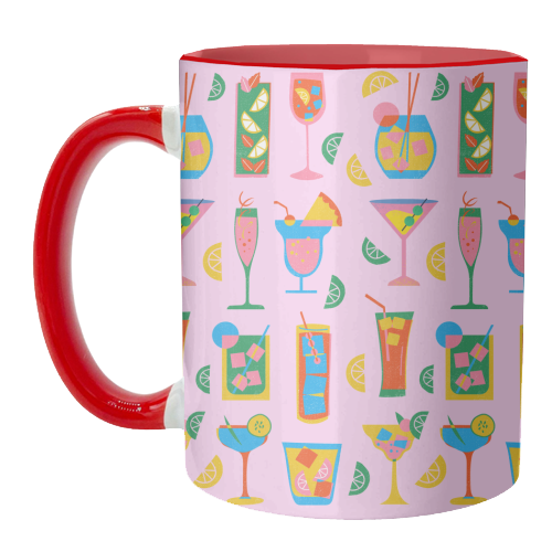 Tropical Cocktails - unique mug by Lilly Rose