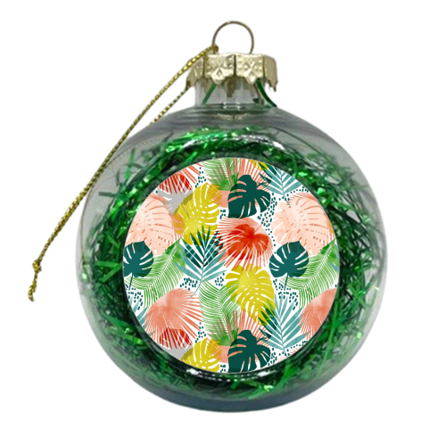 Tropical Garden - xmas bauble by Uma Prabhakar Gokhale