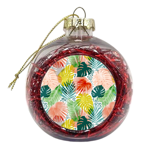 Tropical Garden - xmas bauble by Uma Prabhakar Gokhale