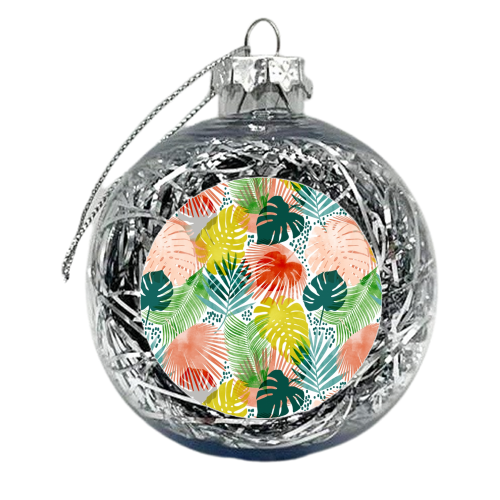 Tropical Garden - xmas bauble by Uma Prabhakar Gokhale