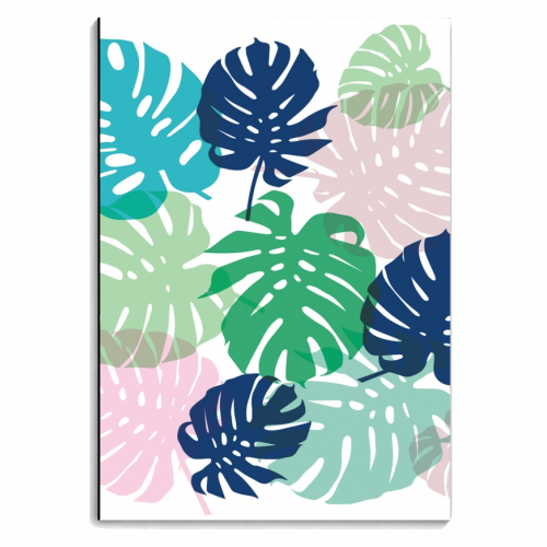Tropical Monstera - personalised A4, A5, A6 notebook by Michelle Walker