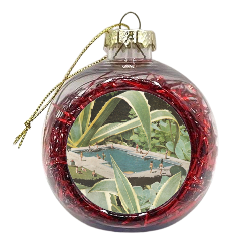 Tropical summer - xmas bauble by Maya Land