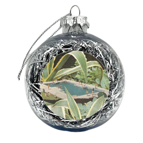 Tropical summer - xmas bauble by Maya Land