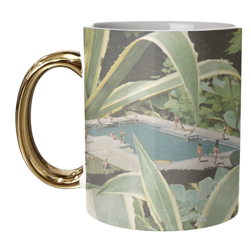Tropical summer - unique mug by Maya Land