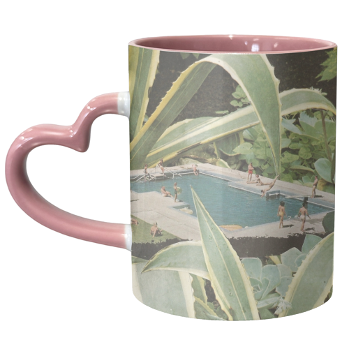 Tropical summer - unique mug by Maya Land