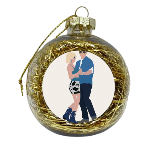 True Romance - xmas bauble by Move Studio