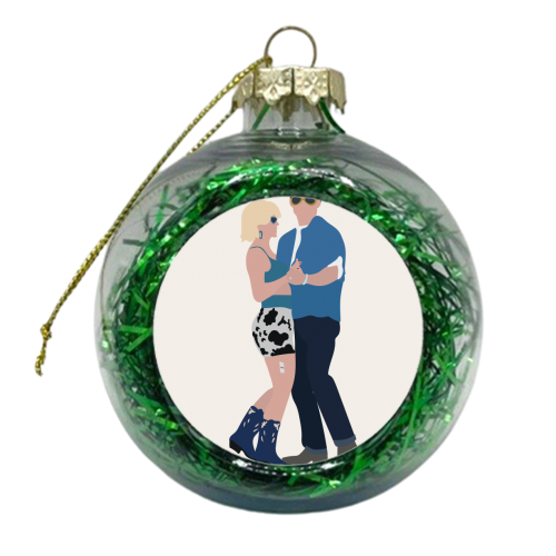 True Romance - xmas bauble by Move Studio