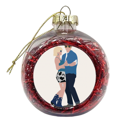 True Romance - xmas bauble by Move Studio