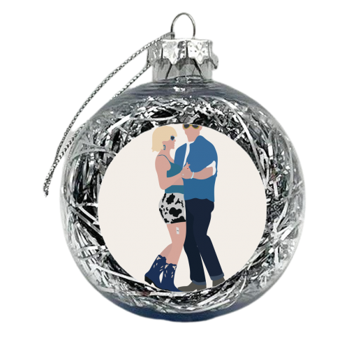 True Romance - xmas bauble by Move Studio