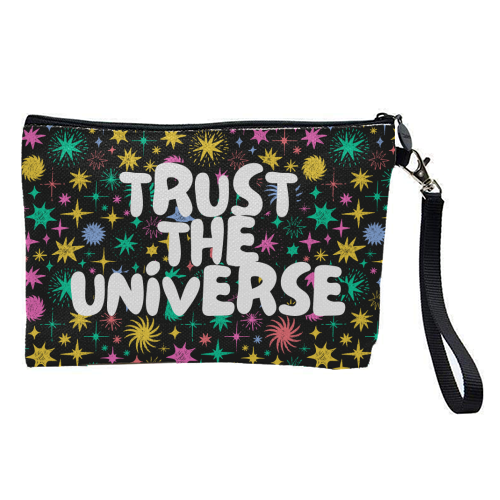 Trust the Universe - pretty makeup bag by Nida Designs