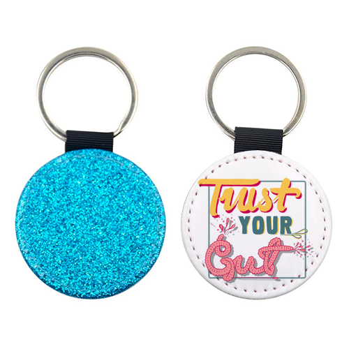 Trust Your Gut - keyring by Emma Russell