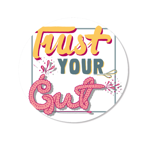 Trust Your Gut - Magnet by Emma Russell