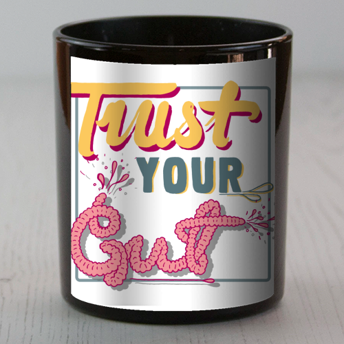 Trust Your Gut - scented candle by Emma Russell