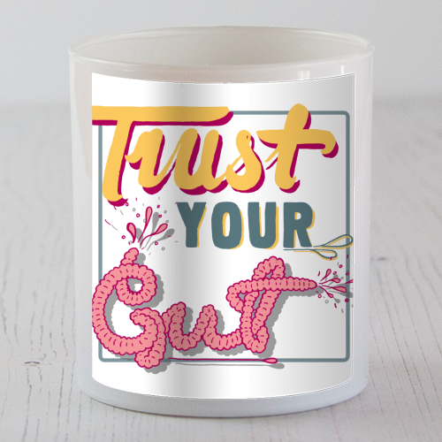 Trust Your Gut - scented candle by Emma Russell