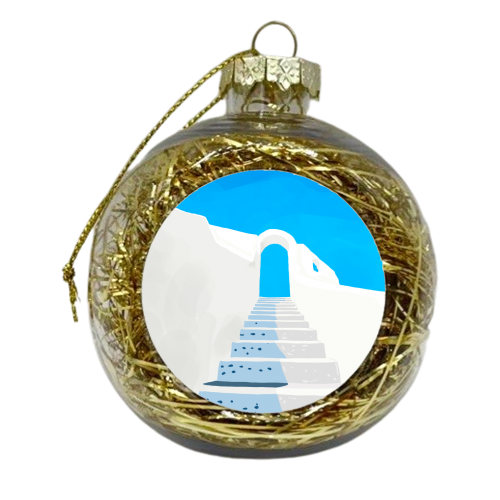 Trust Your Journey - xmas bauble by Uma Prabhakar Gokhale