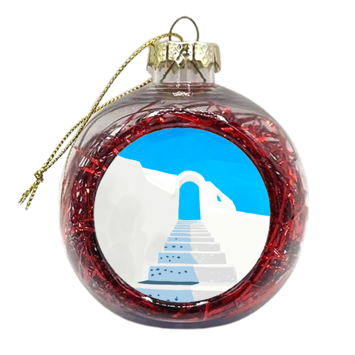 Trust Your Journey - xmas bauble by Uma Prabhakar Gokhale