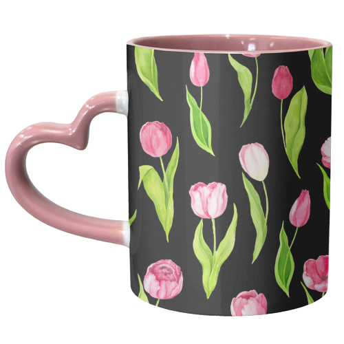 tulips - unique mug by Anastasios Konstantinidis