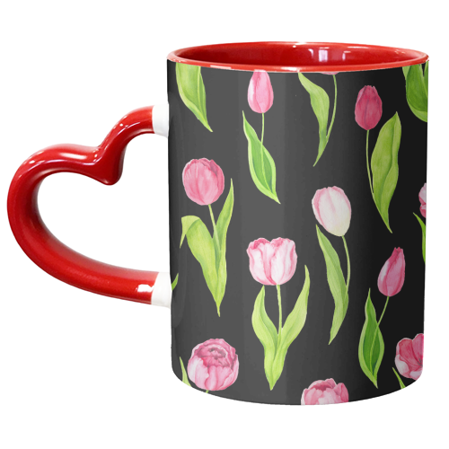 tulips - unique mug by Anastasios Konstantinidis