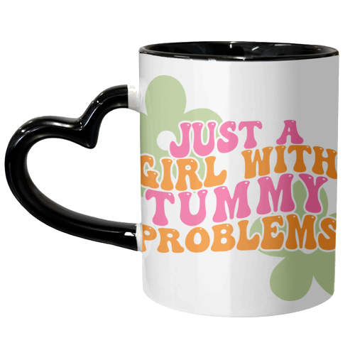 Tummy Problems - unique mug by Pink and Pip