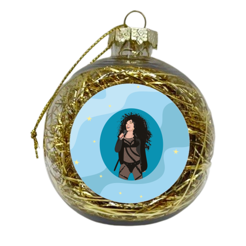 Turn Back Time - xmas bauble by Laura Lonsdale