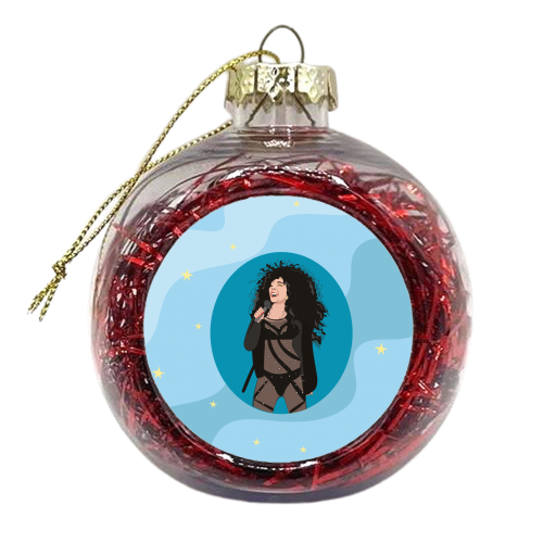 Turn Back Time - xmas bauble by Laura Lonsdale