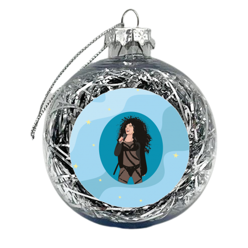 Turn Back Time - xmas bauble by Laura Lonsdale