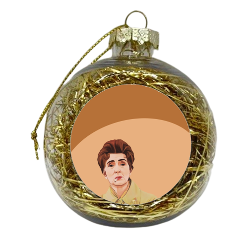 TV Icons: Dot Cotton - xmas bauble by Giddy Kipper