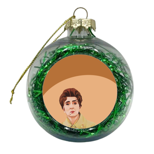 TV Icons: Dot Cotton - xmas bauble by Giddy Kipper