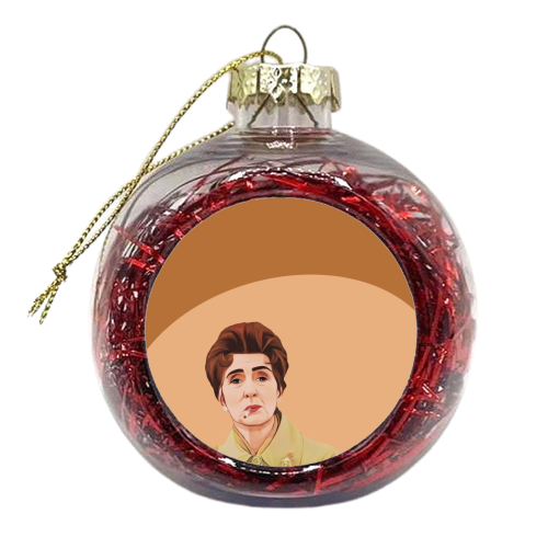 TV Icons: Dot Cotton - xmas bauble by Giddy Kipper