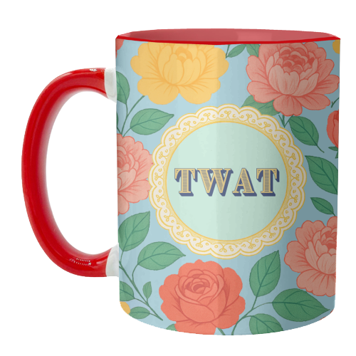 TWAT - unique mug by Lilly Rose