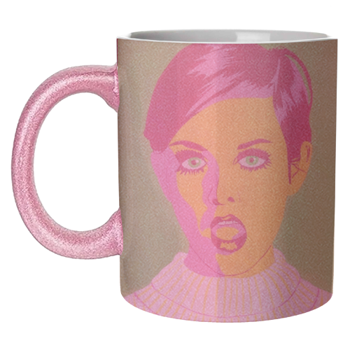 Twiggy - unique mug by Athena Hill