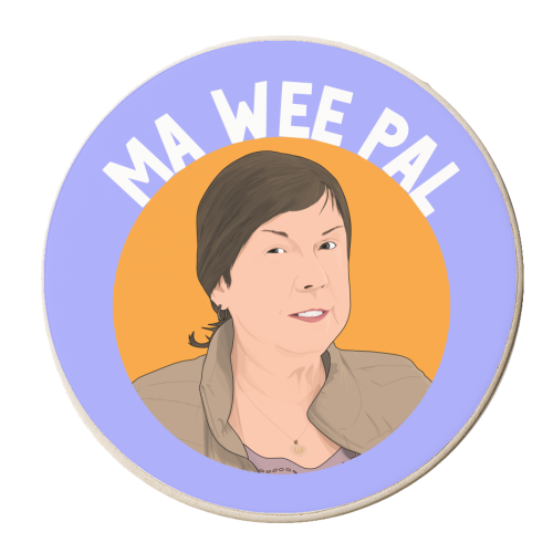 Two Doors Down Christine - personalised beer coaster by Pink and Pip