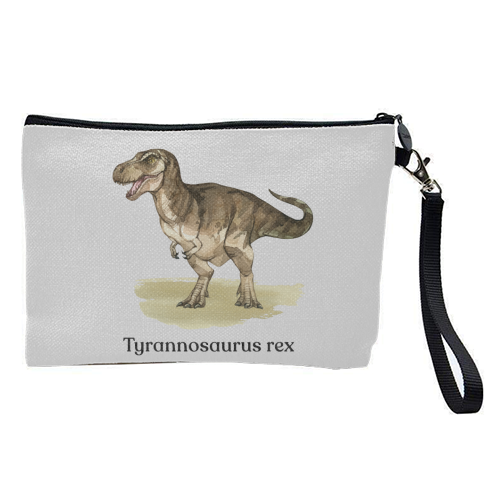 Tyrannosaurus rex - pretty makeup bag by Gal Design