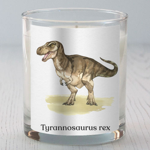Tyrannosaurus rex - scented candle by Gal Design