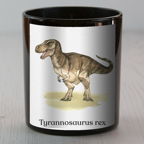 Tyrannosaurus rex - scented candle by Gal Design