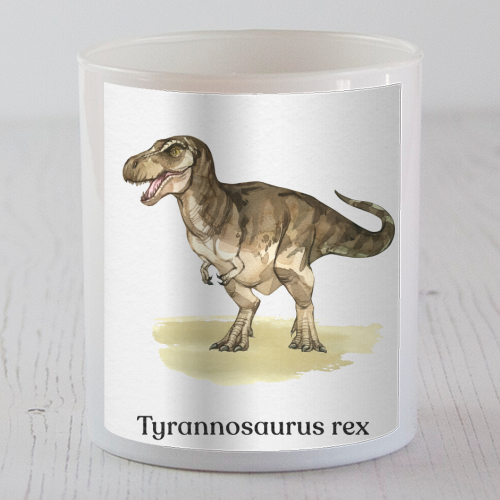 Tyrannosaurus rex - scented candle by Gal Design