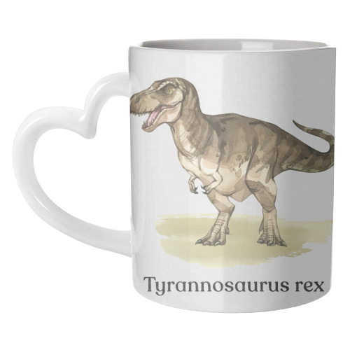 Tyrannosaurus rex - unique mug by Gal Design