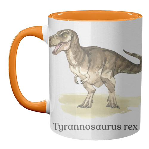 Tyrannosaurus rex - unique mug by Gal Design