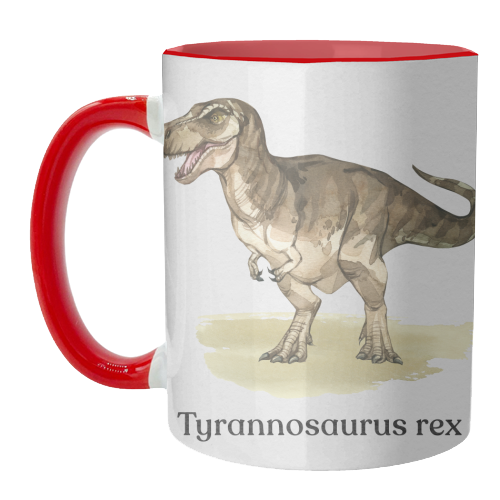 Tyrannosaurus rex - unique mug by Gal Design