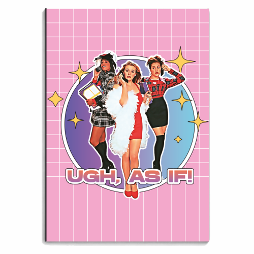 UGH, AS IF! 90'S CLUELESS - personalised A4, A5, A6 notebook by Vallely Studios