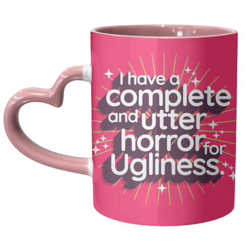 Ugliness Elspeth Catton - unique mug by Claire Atwood