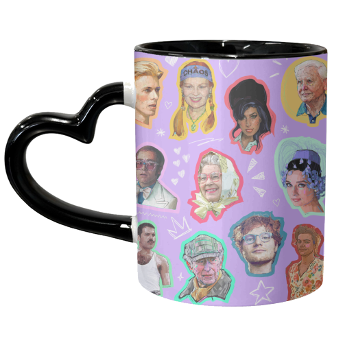 UK Icons - unique mug by Beverley Rae