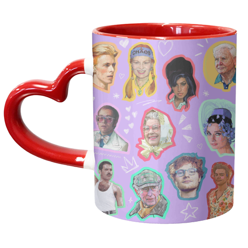 UK Icons - unique mug by Beverley Rae
