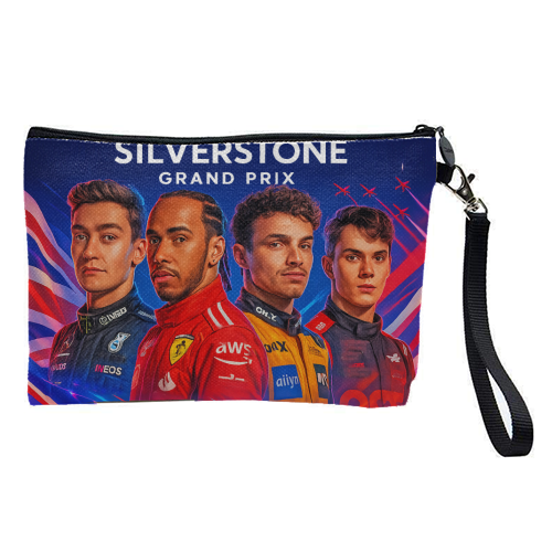 UK Racing Icons - pretty makeup bag by Ms Doodle